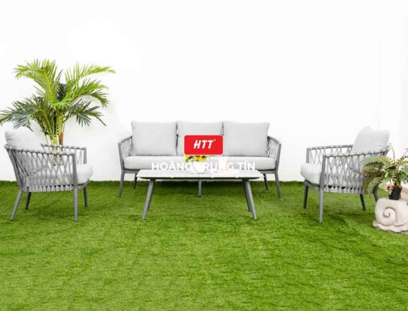 Sofa đan nhựa giả mây HTT026