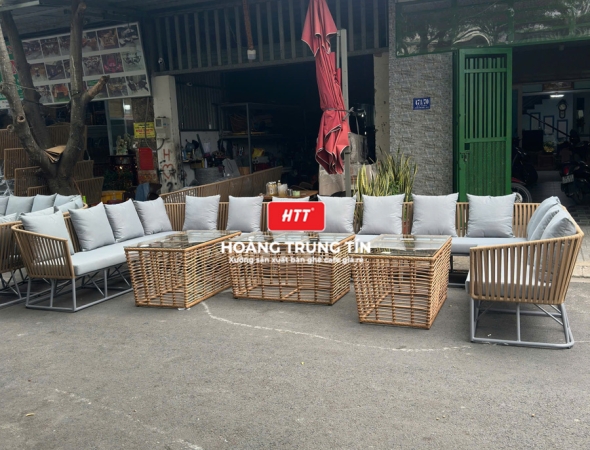 Sofa đan dây dù ngoài trời HTT01