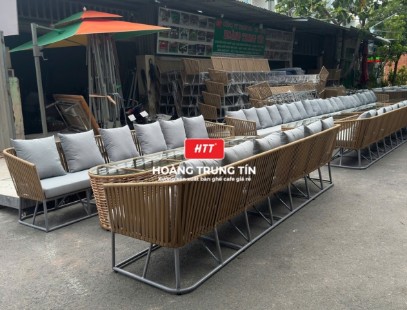 Sofa đan dây dù ngoài trời HTT02