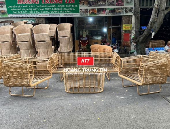 Sofa đan nhựa giả mây HTT063