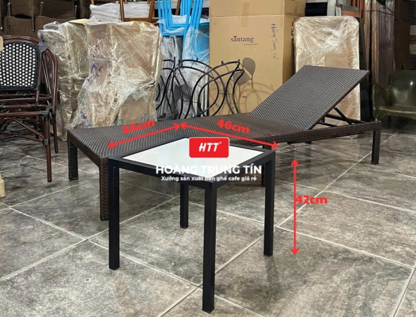 Thanh lý 300 Giường tắm nắng, ghế hồ bơi đan nhựa giả mây