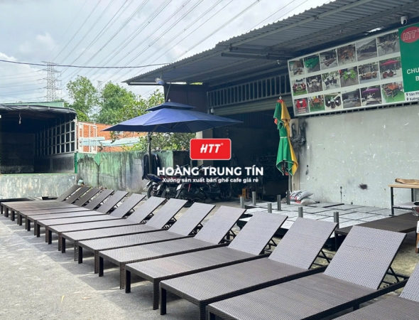 Thanh lý 300 Giường tắm nắng, ghế hồ bơi đan nhựa giả mây