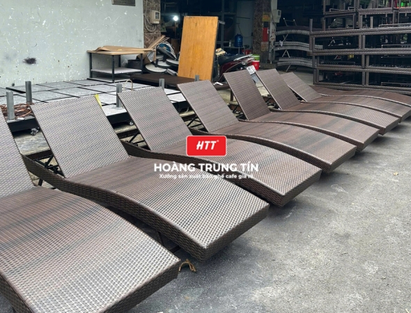 Thanh lý 300 Giường tắm nắng, ghế hồ bơi đan nhựa giả mây