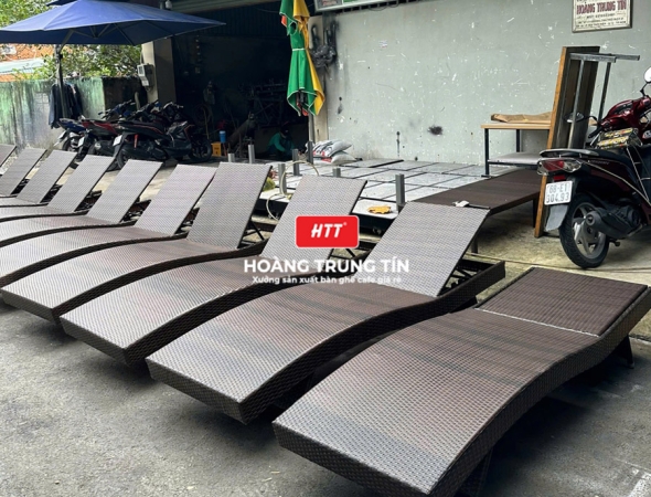 Thanh lý 300 Giường tắm nắng, ghế hồ bơi đan nhựa giả mây