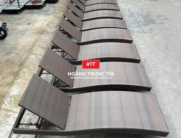 Thanh lý 300 Giường tắm nắng, ghế hồ bơi đan nhựa giả mây