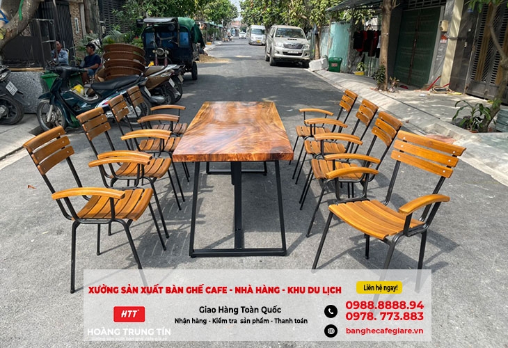Mẫu bàn ghế cafe ưa chuộng hiện nay