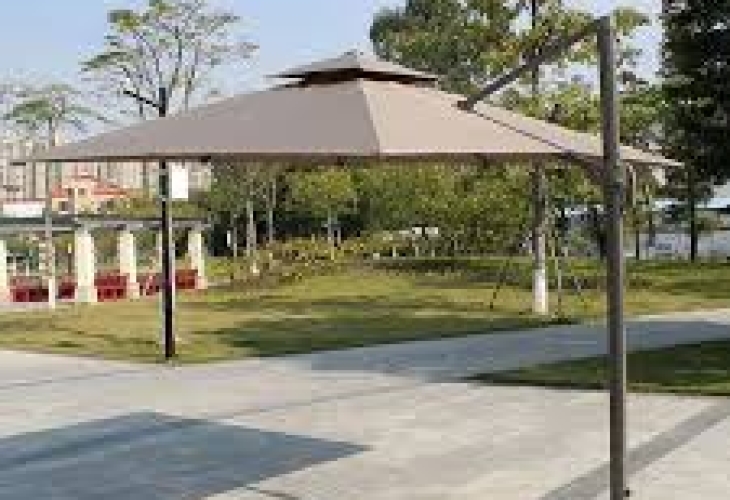 Dù lệch tâm vuông 3m - Giải pháp tối ưu cho khu vườn nhà bạn