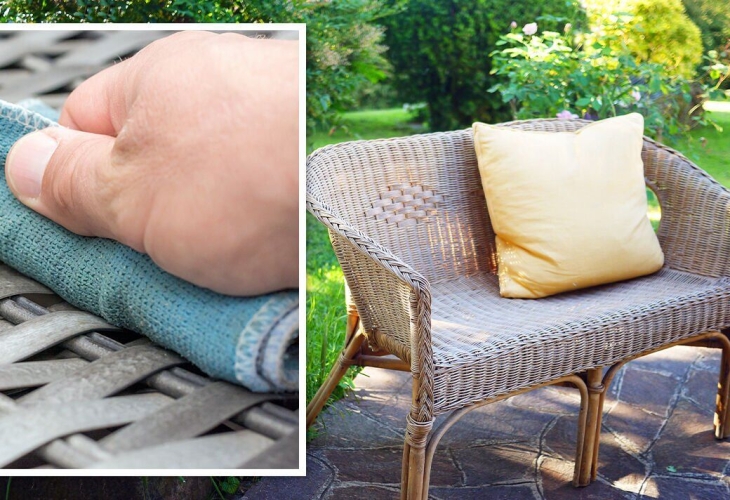 Bí quyết vệ sinh ghế nhựa giả mây của Nội Thất Hoàng Trung Tín