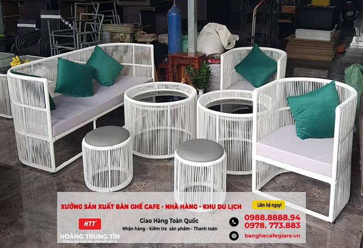 Xưởng bàn ghế mây nhựa giá rẻ uy tín tại Hà Nội